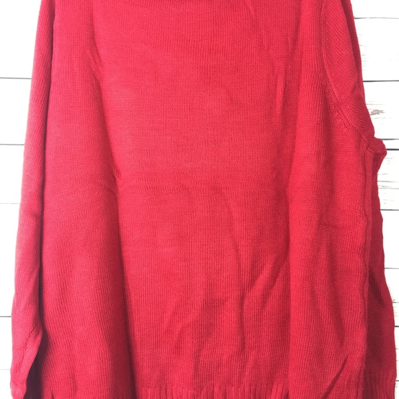 Karen Scott Red Amore Holiday Polar Bear Sweater - Picture 5 of 5